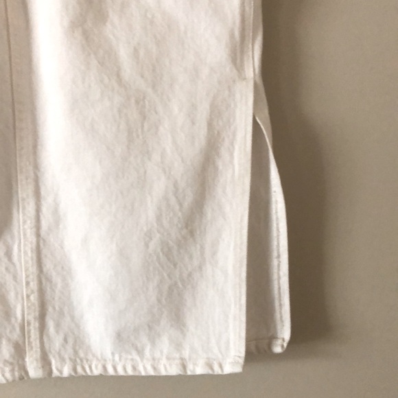 GRLFRND white denim Nora midi skirt - Picture 4 of 6